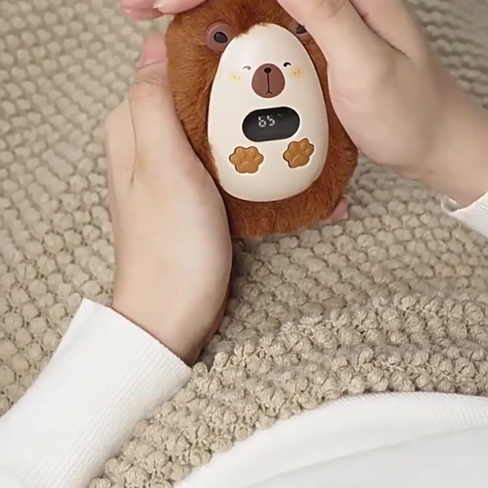 Plush Rechargeable Hand Warmer, 3 Heat Levels — photo 4
