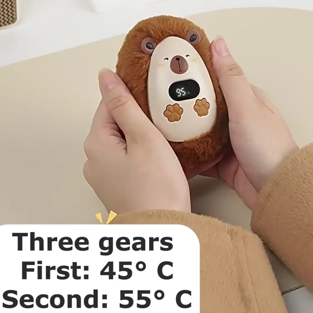 Plush Rechargeable Hand Warmer, 3 Heat Levels — photo 6